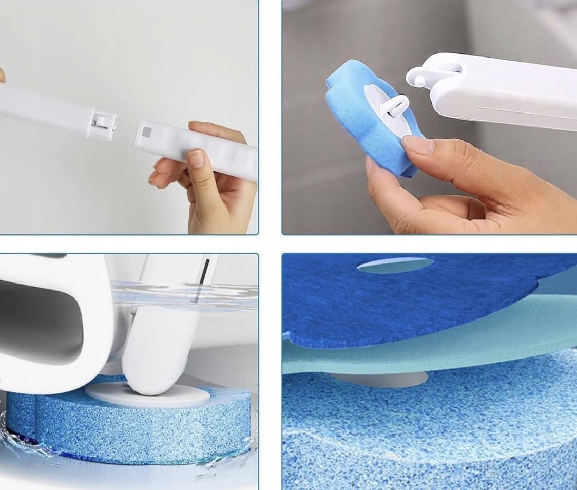 Szczotka z wymiennymi końcówkami do czyszczenia WC CleanPRO ✨