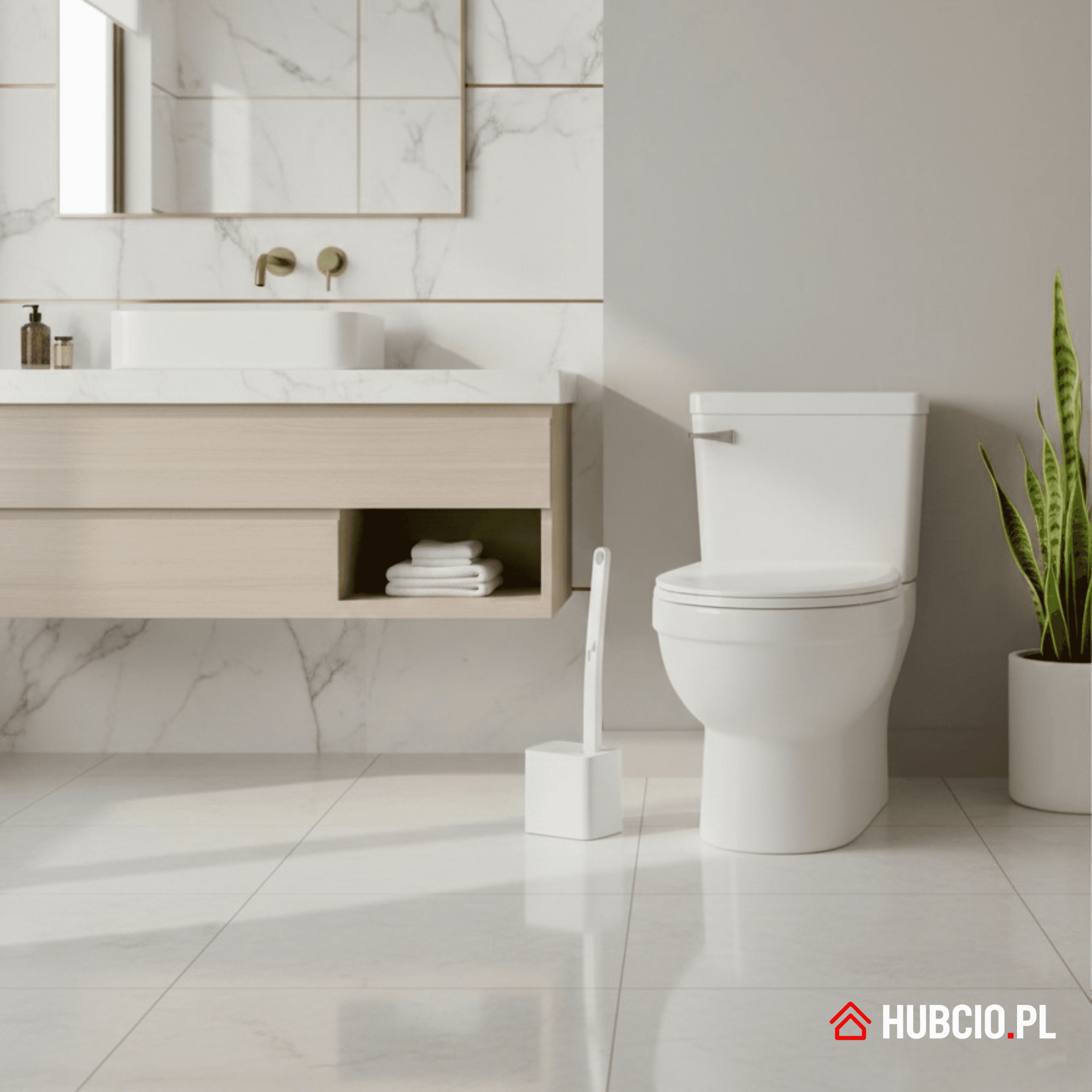 Szczotka z wymiennymi końcówkami do czyszczenia WC CleanPRO ✨